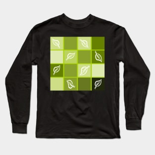 Natural green abstract Long Sleeve T-Shirt